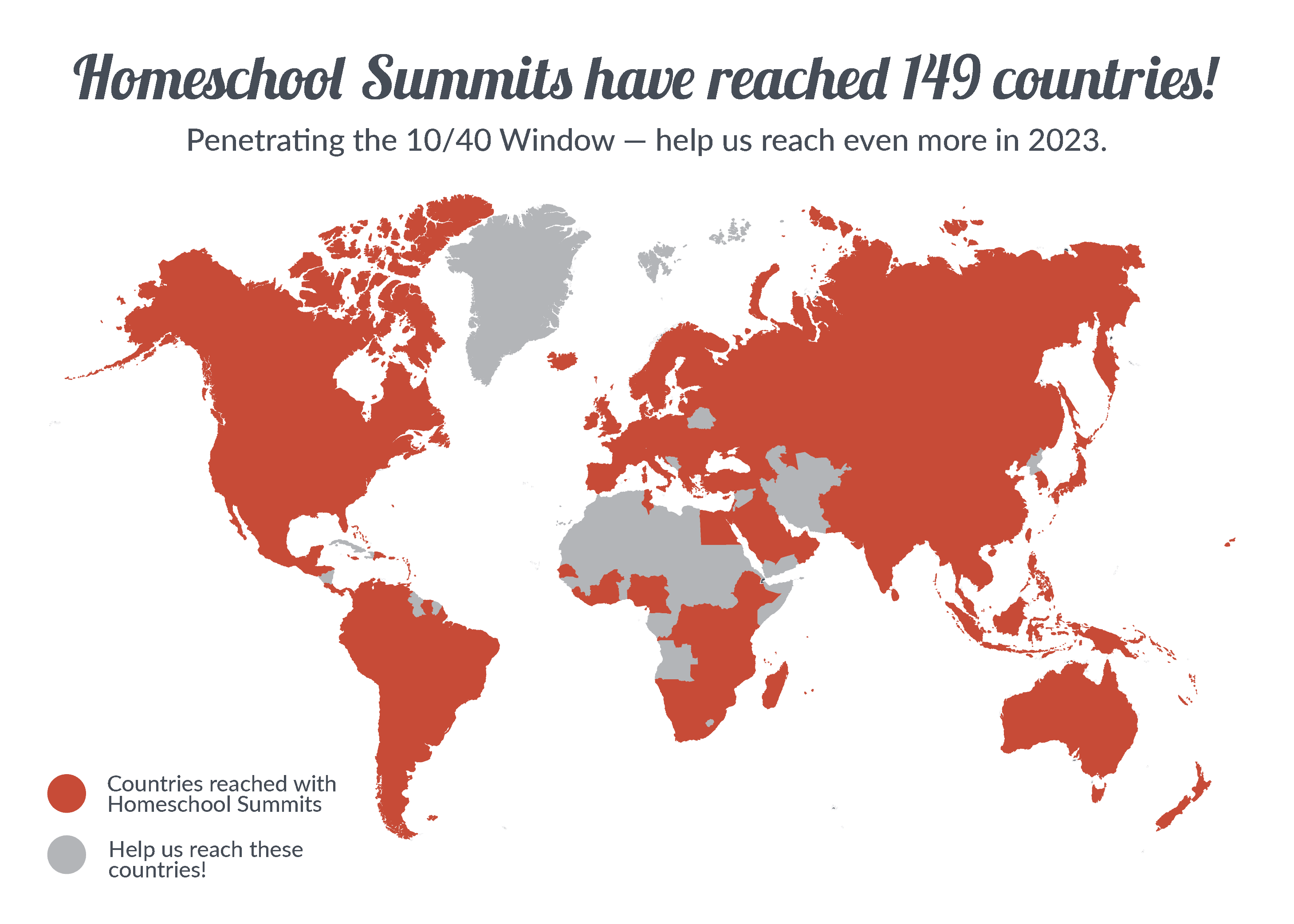 Summit Countries map